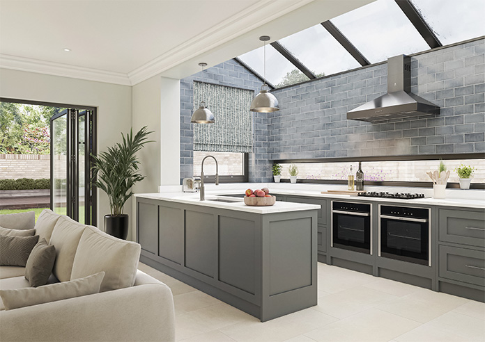 Urbanite, Dark Titanium - Roman Blind - Image 6